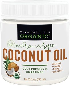 Organic Coconut Oil, Cold-Pressed